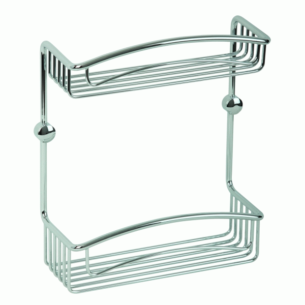 Полка-решетка двойная с галереей Migliore Complementi ML.COM-50.600