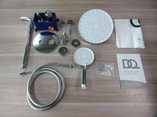 Душевая система для ванны и душа DQ Stuttgart встраиваемая хром (DA1775701)