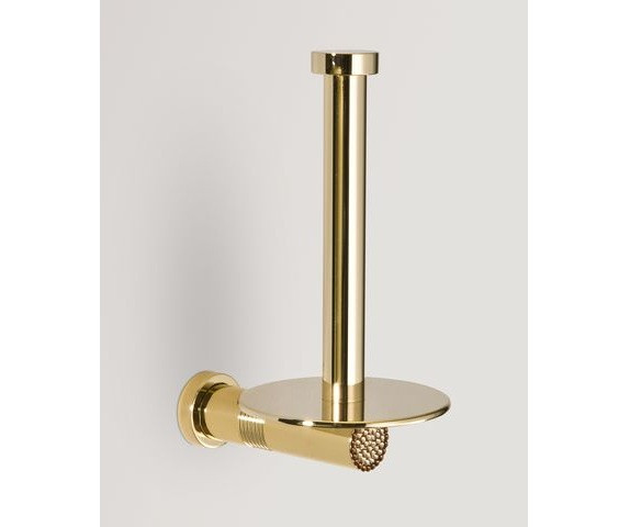 Держатель для туалетной бумаги вертикальный Windisch Star Light Gold Swarovski 85552O
