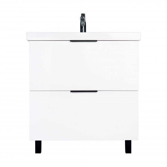 Тумба VIANT "Берлин" MODUO 80 2 ящика белая 441х766х820 (VBER80MDBEL-T2Y)