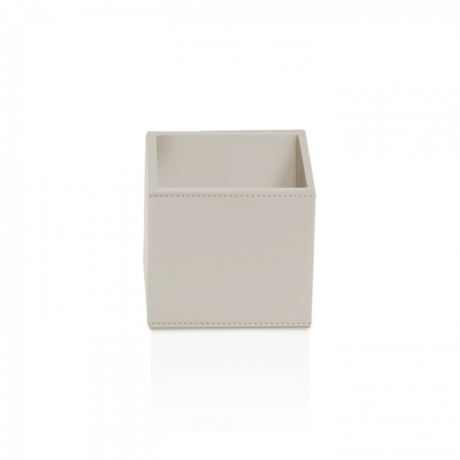 Decor Walther Brownie Универсальная коробка 8.5x9.9x9.9см., настольная, цвет: бежевый