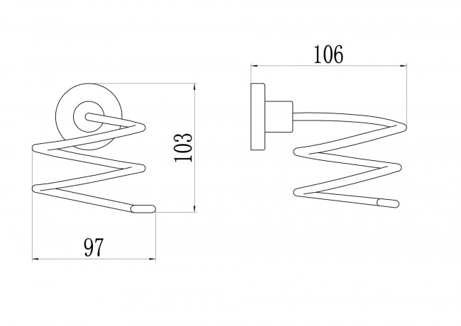 Держатель для фена Savol (S-005656C)