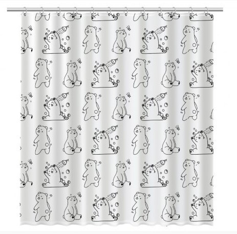 Шторка для ванной Fixsen Teddy Wash (FX-1505) Шторка для ванной Fixsen Teddy Wash (FX-1505)