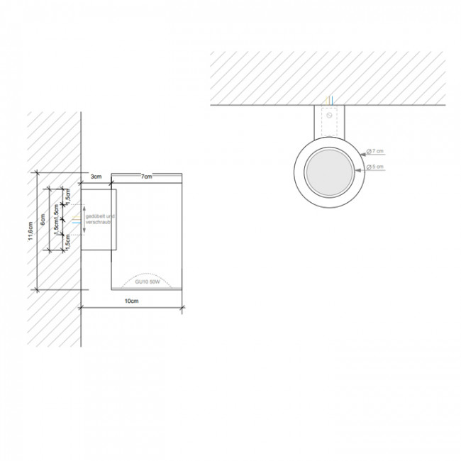 Decor Walther Flow Светильник для зеркала 7x10x11.5см, 1x GU10 max. 50W, цвет: хром