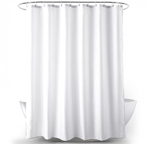 Шторка для ванной 200х200 Carnation Home Fashions Modesty DES200W