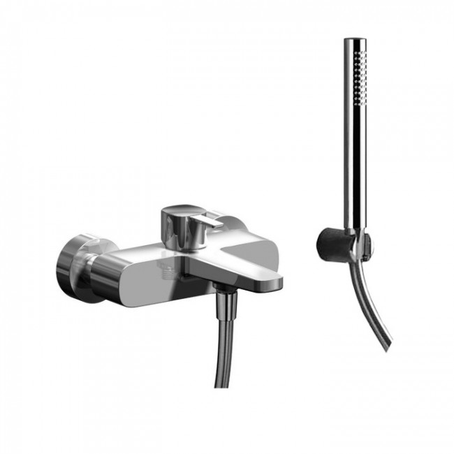 Fantini Lame Смеситель для ванны, настенный, цвет: хром 24 02 M115