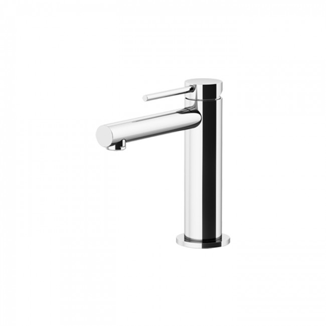 Gattoni Circle One Смеситель для раковины, на 1 отв., излив 120 мм, с донным клапаном, цвет: хром