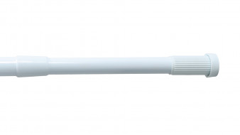 Карниз для ванной  раздвижной Fixsen, FX-51-013, алюминий-белый, 140-260 см.