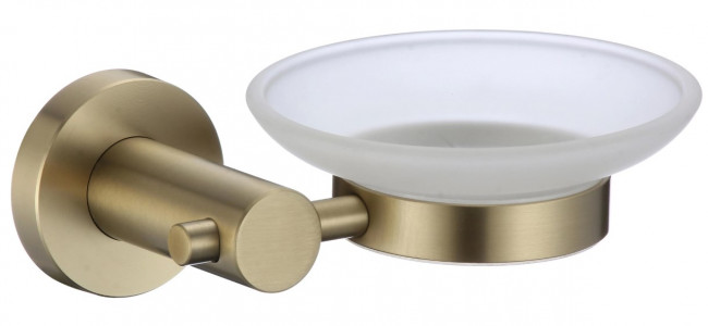 Мыльница стеклянная с настенным держателем Savol (S-005659C)