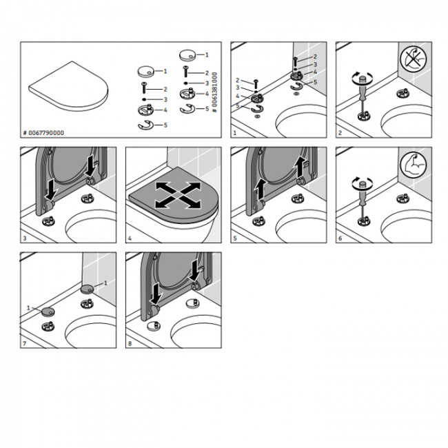 Duravit ME by Starck Сиденье для унитаза 37см, петли: нерж. Сталь, без автоматического опускания, Цвет: Белый