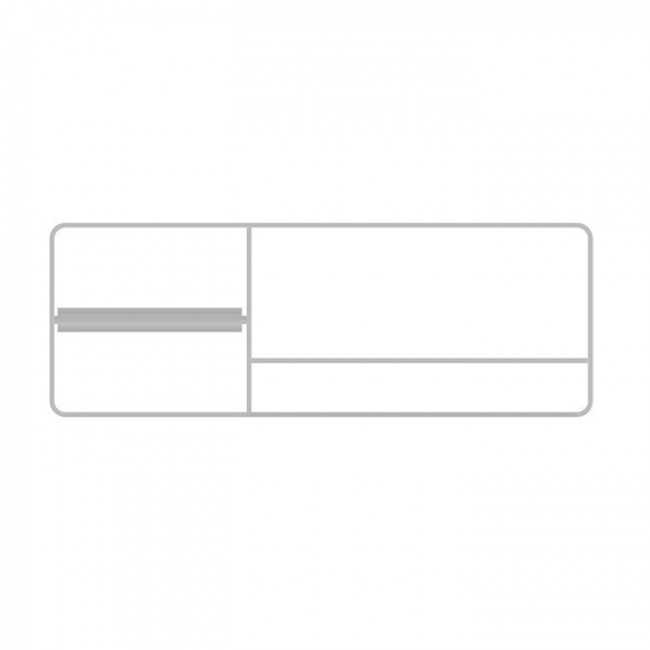 Bertocci Fly Релинг металлический 41см для аксессуаров из композита, с полотенцедержателем и бумагодержателем, SX, цвет: белый матовый Bertocci Fly Релинг металлический 41см для аксессуаров из композита, с полотенцедержателем и бумагодержателем, SX, цвет: белый матовый