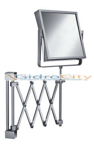 Зеркало настенное квадратное (на гармошке) хром Windisch 99348CR 5X