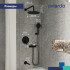 Душевая система скрытого монтажа с тропическим душем, ручным душем и изливом Milardo Rora (RORBL03M68)