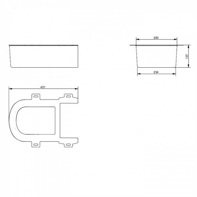 TOTO SG Пластиковая панель для подвесного унитаза CW512YR, цвет: белый