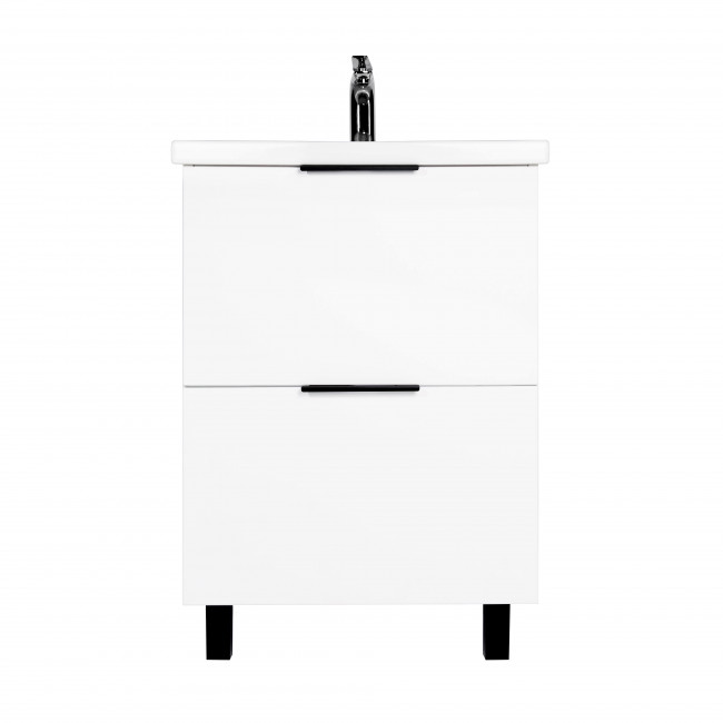 Тумба VIANT "Берлин" MODUO 60 2 ящика белая 444х570х820 (VBER60MDBEL-T2Y)