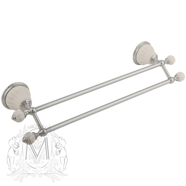 Полотенцедержатель двойной 50 см Migliore Olivia Chrome ML.OLV-60.621.BP.CR Полотенцедержатель двойной 50 см Migliore Olivia Chrome ML.OLV-60.621.BP.CR