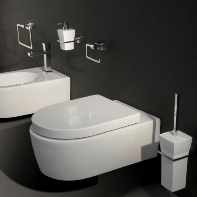 Bertocci Grace Держатель настенный для ершика, подвесной, цвет: хром Bertocci Grace Держатель настенный для ершика, подвесной, цвет: хром