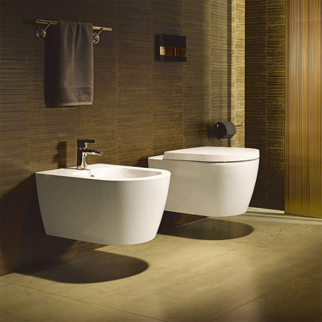 Duravit Me by Starck Унитаз подвесной Rimless 57х37см, с креплениями, цвет:белый