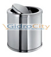 Корзина дмусора "MINI" Cylinder с вращ.крышкой хром Windisch 89182CR