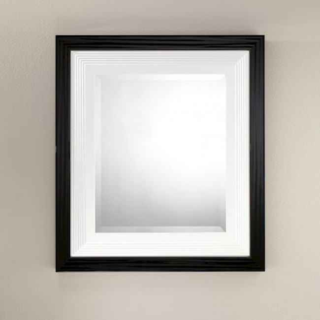 Devon&Devon Plaza Зеркало 87.5х77см, цвет: черный/белый