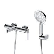 Смеситель для ванны с душем DQ Bonn короткий излив хром (DA1703201)