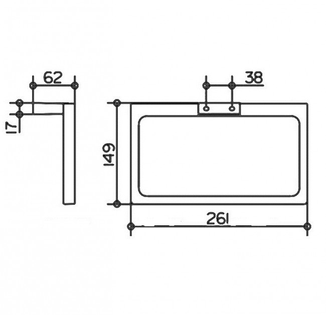 Кольцо для полотенца, хром Keuco Edition11 11121 010000 Кольцо для полотенца, хром Keuco Edition11 11121 010000