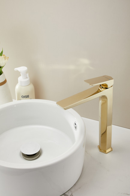 Смеситель для раковины HAIBA золотой (HB11726-5)