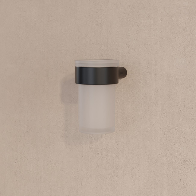 Стакан, нержавеющая сталь, Petite, черный матовый, IDDIS, PETBLSGi45