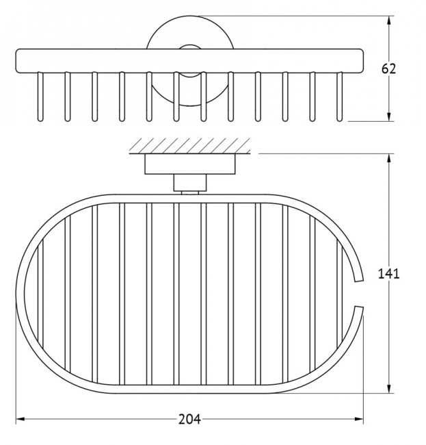 Полочка-решетка 21 см Artwelle Harmonie HAR 018