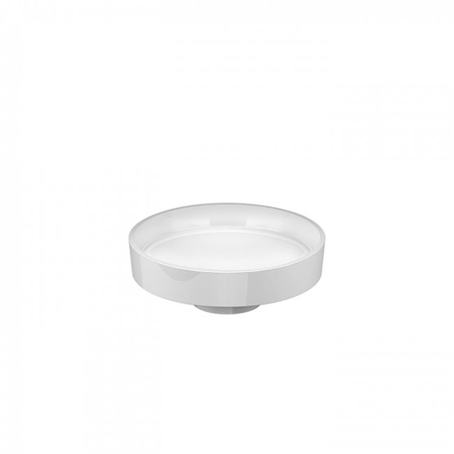 Burgbad Crono Раковина 45 см, без отв., накладная, круглая, цвет: белый MBA0030 C0001*0