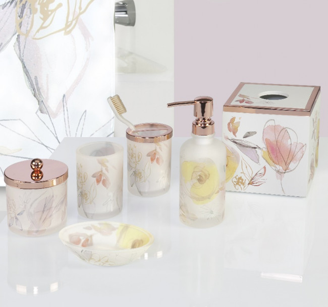 Стакан для зубных щеток Creative Bath Blush&Blooming BLU60MULT Стакан для зубных щеток Creative Bath Blush&Blooming BLU60MULT