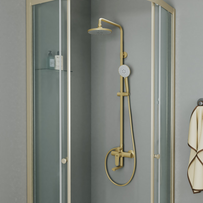 Душевая система D&K Bayern.München матовое золото (DA1563707B18)