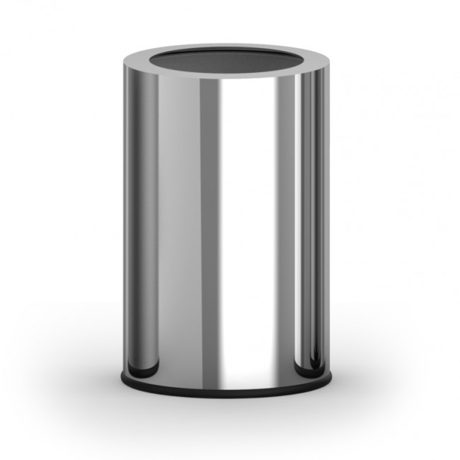 Decor Walther Rooms Ведро для мусора O20.5х32.5cм., напольное, цвет: хром