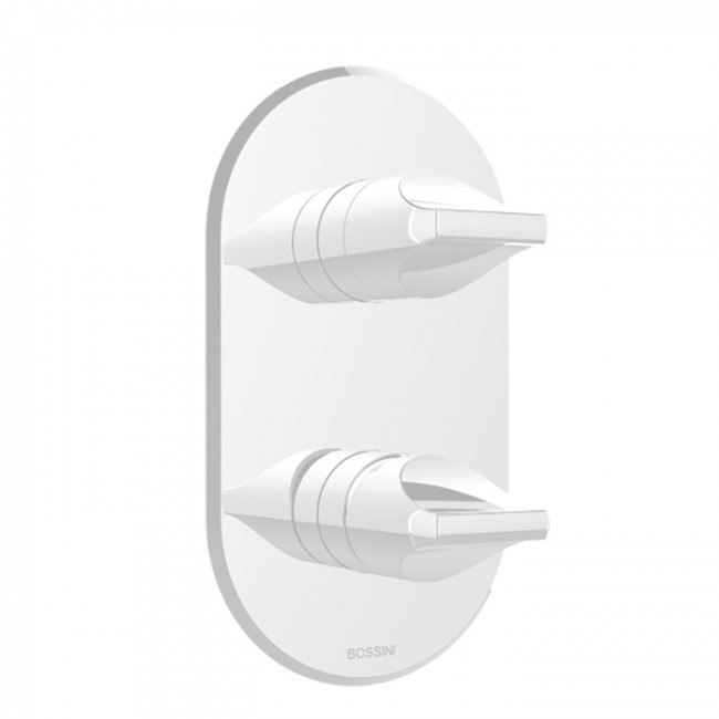 Bossini Z00501.045 Apice Смеситель для душа, встраиваемый, однорычажный, с переключателем на 2-5 положений,  цвет: белый матовый