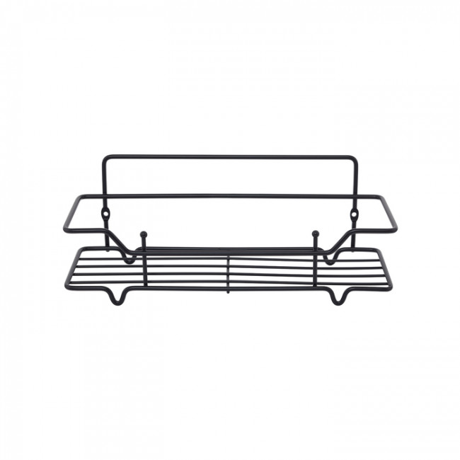 Полка одноярусная прямая Milardo Grid проволока стальная, чёрный матовый (GRICS1BM44) Полка одноярусная прямая Milardo Grid проволока стальная, чёрный матовый (GRICS1BM44)