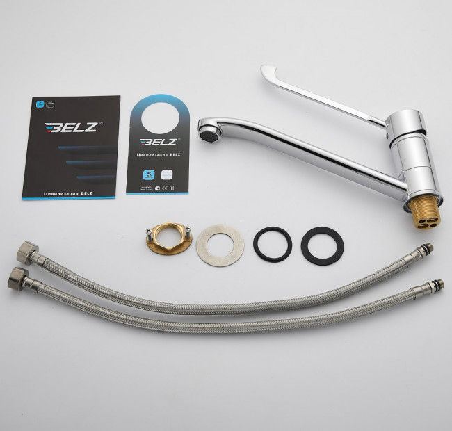 Смеситель для кухни BELZ хром (B70019) Смеситель для кухни BELZ хром (B70019)