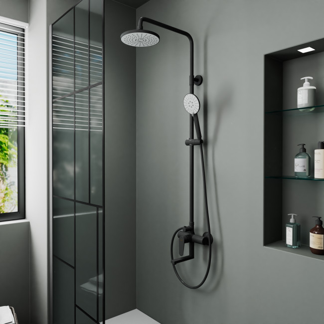 Душевая система D&K Bayern.München черный (DA1563705B18)