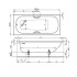 Bette Form 2020 Ванна с шумоизоляцией 180х80х42см, BetteGlasur® Plus, встраиваемая, цвет: белый