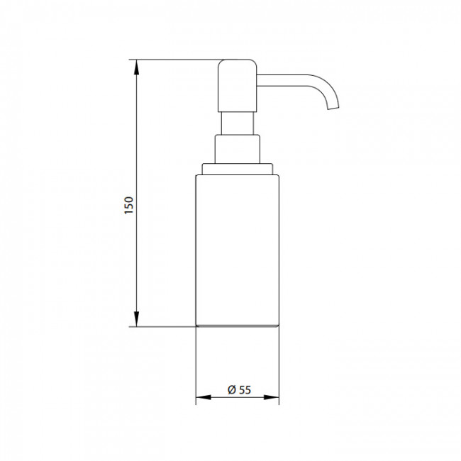 Bongio Hotelerie Дозатор настольный, цвет: Fragola