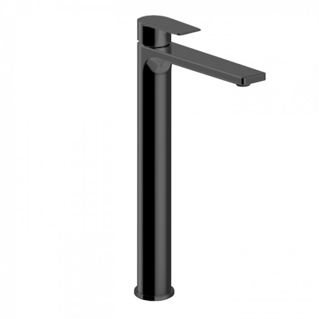 Fantini Myo Смеситель для раковины на 1 отверстие, высокий излив , цвет: черный матовый Fantini Myo Смеситель для раковины на 1 отверстие, высокий излив , цвет: черный матовый