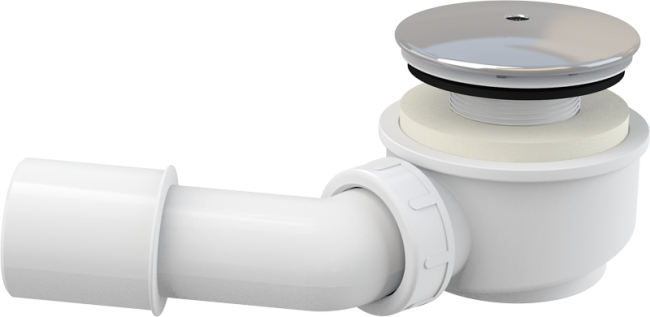 Alcaplast A471CR-60 Сниженный сифон для душевого поддона, хром