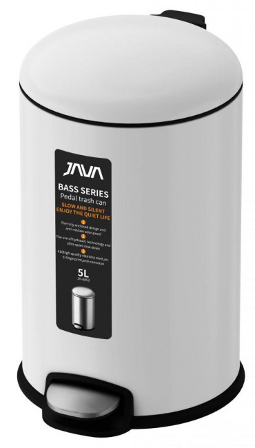 Ведро с микролифтом JAVA 5 л (S-885-5W) Ведро с микролифтом JAVA 5 л (S-885-5W)