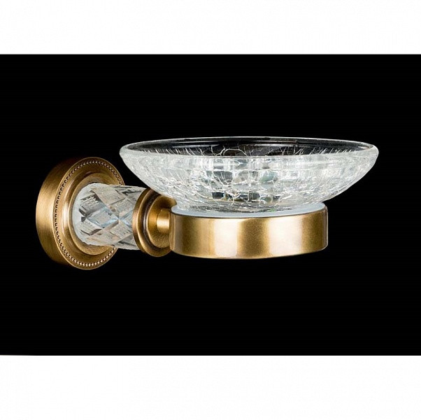 Мыльница настенная Boheme Murano Crystal Bronze 10903-CRST-BR Мыльница настенная Boheme Murano Crystal Bronze 10903-CRST-BR