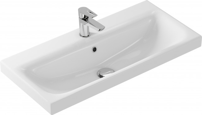 Раковина Cersanit мебельная MODUO 80 узкая 1 отв. (S-UM-MOD80SL/1) Раковина Cersanit мебельная MODUO 80 узкая 1 отв. (S-UM-MOD80SL/1)