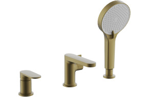Смеситель для ванны BELZ на борт золотой (B66713-5)