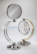 Зеркало настольное подвесное круглое хром Windisch 99127CR 3X
