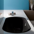 BetteLux Oval Ванна встраиваемая овальная с шумоизоляцией 180x80x45 см, Glaze Plus анти-слип, черный матовый 035