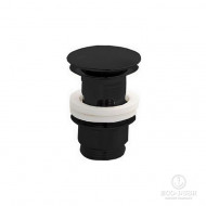 CISAL Донный клапан 1"1/4 для раковин, цвет черный