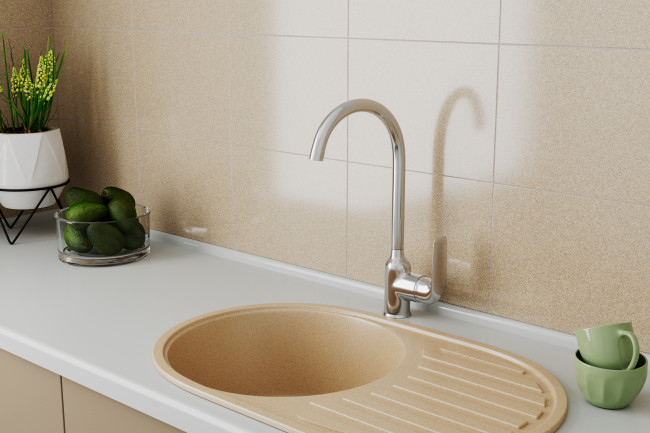 Смеситель для кухонной мойки RUSH Фиджи (Fiji) (FI1835-23)