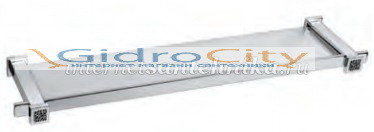 Полочка стекло SQUARE PLAINE 460 мм хром Windisch 85204CR Полочка стекло SQUARE PLAINE 460 мм хром Windisch 85204CR